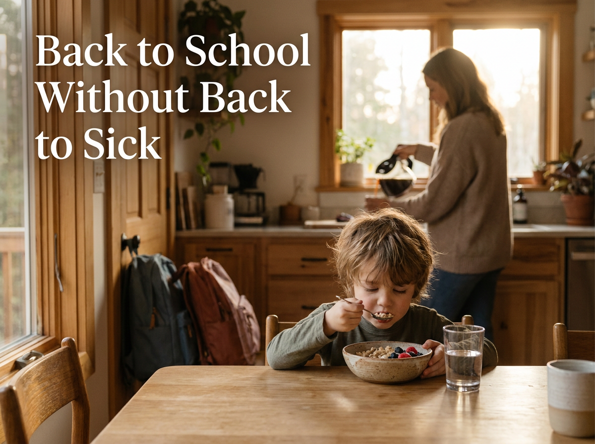 Back to School Without Back to Sick: The Three Things That Keep Kids Well All Year