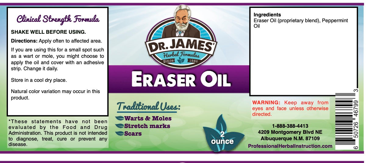 Eraser Oil 2oz