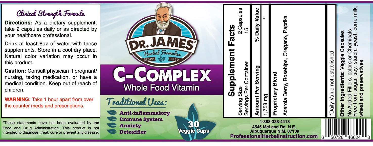 C Complex (Whole Food Vitamin)