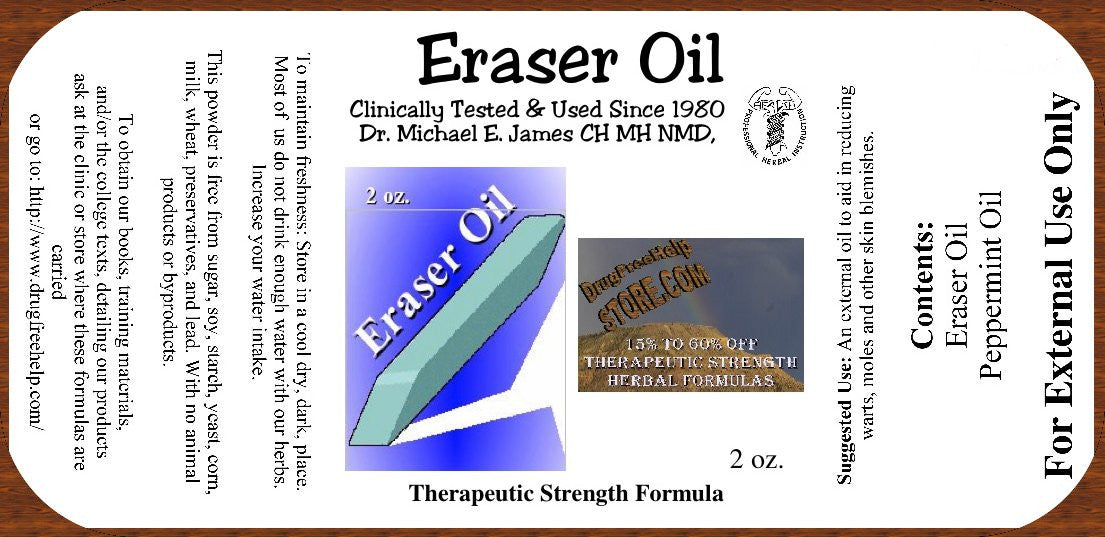 Eraser Oil 2oz