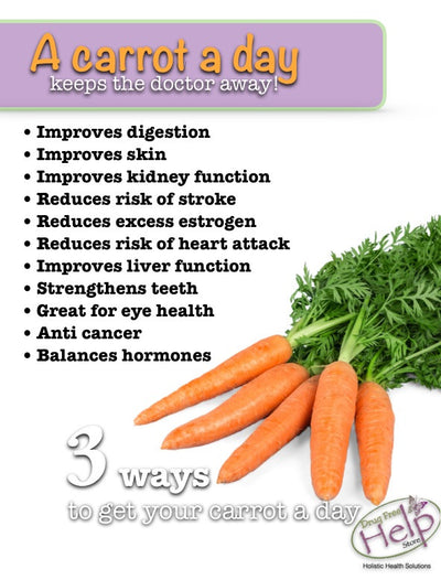 A Carrot a Day Keeps the Doctor Away!