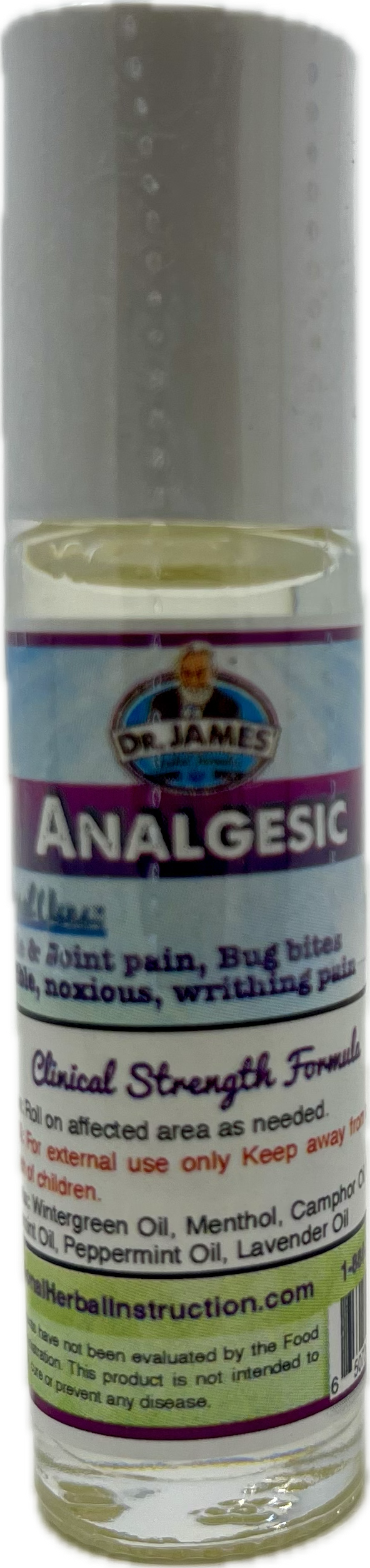 Analgesic Oil in a Roll on Bottle