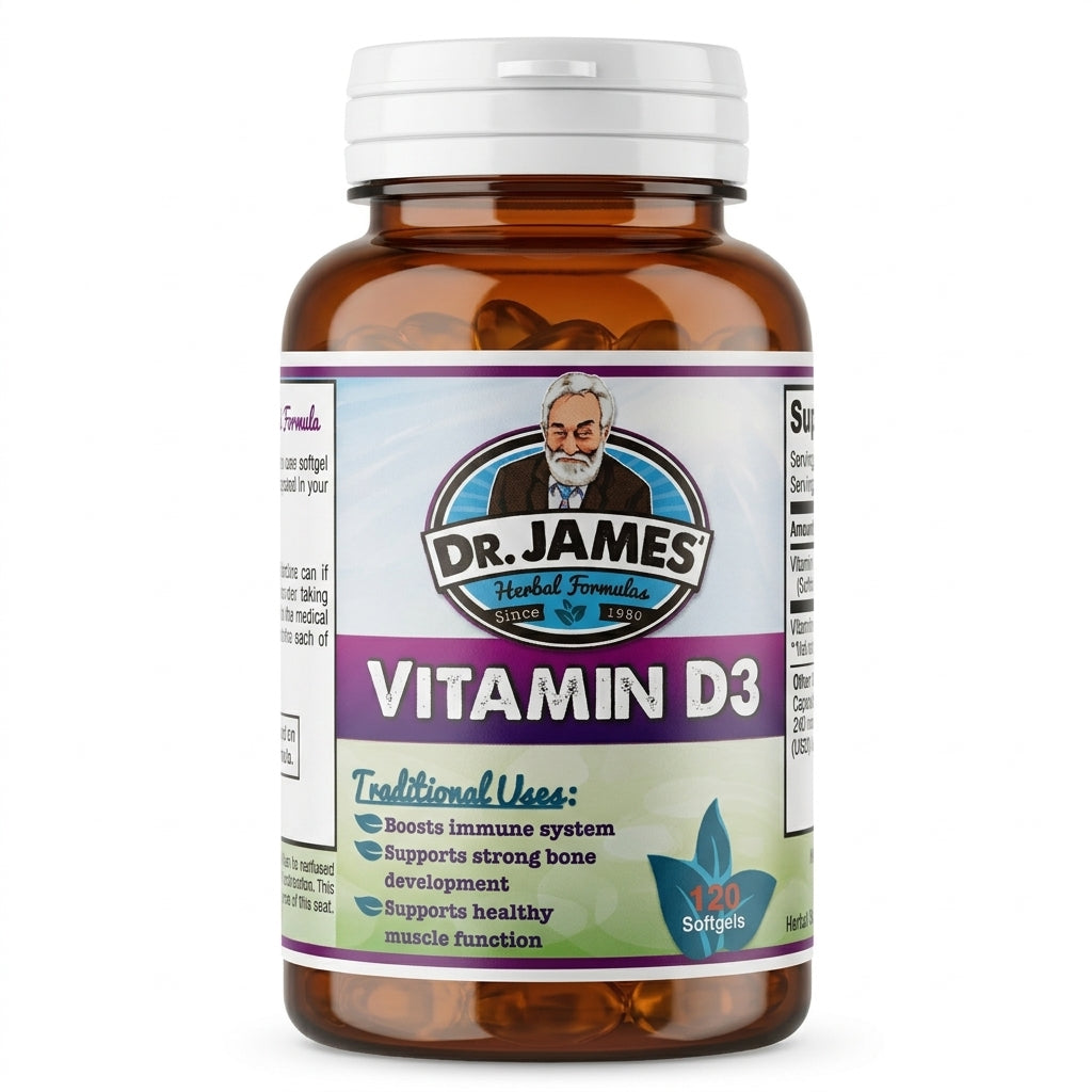 Vitamin D3 5000 IU — Made With Olive Oil, Not Seed Oils
